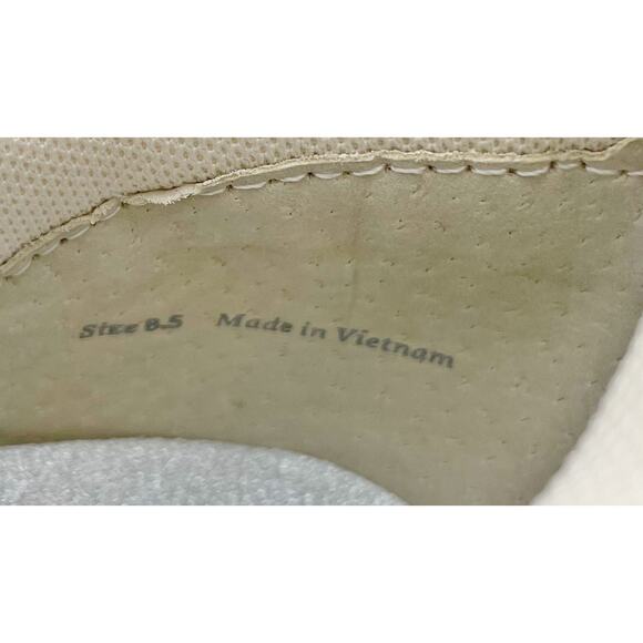 Dolce Vita Womens Dolen Sneaker US 8.5 Ivory Tan Leather Lace-Up Closure NIB - Picture 12 of 12
